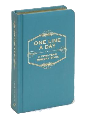ONE LINE A DAY: FIVE-YEAR MEMORY BOOK-[best_gifts_for_women]-[gifts_for_her]-Seventeen Minutes